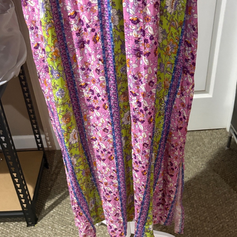 Easel NWT  Sz S Floral Off-Shoulder Maxi Dress - Picture 3 of 13